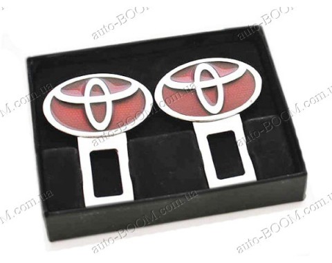 Заглушка ремня безопасности с логотипом Toyota Yaris Verso 00-04 (Libao)