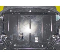 Защита двигателя, КПП и радиатора Ford Fiesta 6 13- EcoBoost (Кольчуга 1.0506.00)