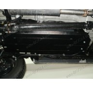 Защита топливного бака Mitsubishi Pajero Sport 2 08- (Кольчуга 1.0395.00)